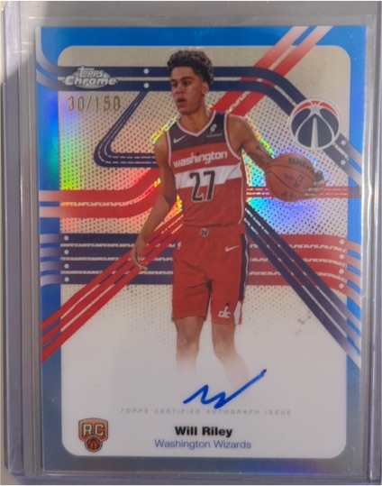 2025 Topps Chrome Next Stop Signatures #NS-WR Will Riley — front