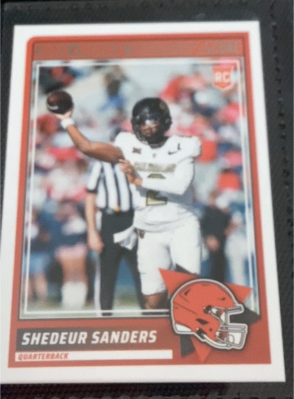 2025 Panini Score #15 Shedeur Sanders — front