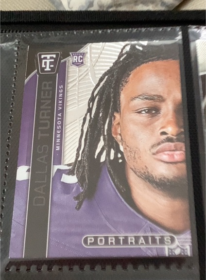 2024 Panini Totally Certified Portraits #17 Dallas Turner — front