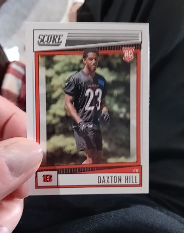 2022 Panini Score #366 Daxton Hill — front
