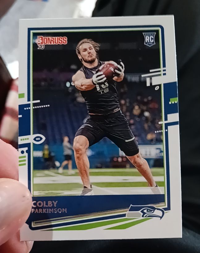 2020 Donruss #277 Colby Parkinson Rookie Card — front