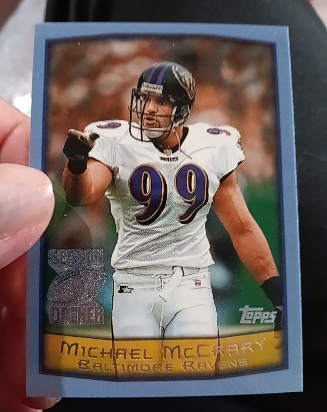 1999 Topps #97 Michael McCrary Baltimore Ravens — front
