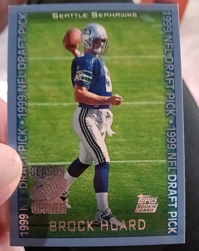 1999 Topps Season Opener #163 Brock Huard — front