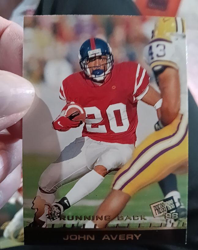 1998 Press Pass #25 John Avery — front
