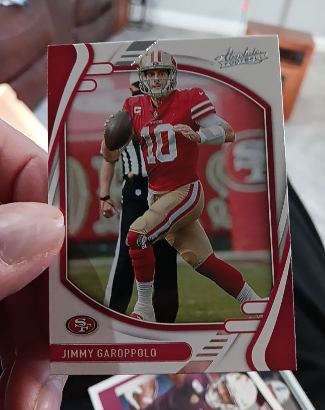 2021 Panini Absolute Football #82 Jimmy Garoppolo — front