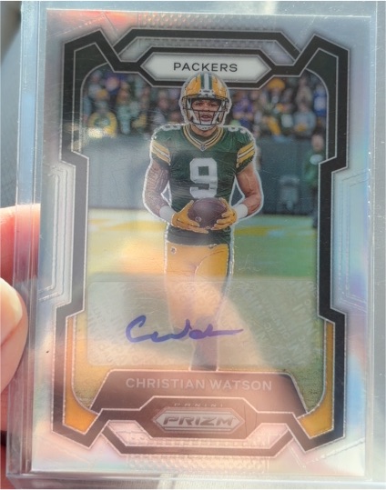 2023 Panini Prizm #107 Christian Watson — front