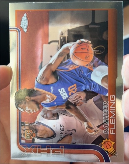 2025-26 Topps Chrome #281 Rasheer Fleming — front