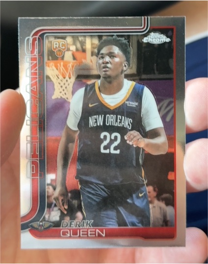 2025-26 Topps Chrome #263 Derik Queen — front