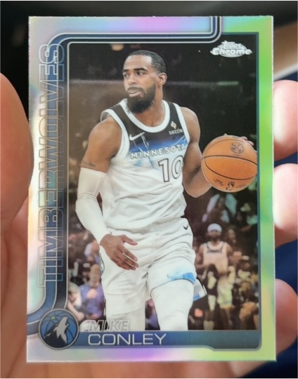 2025-26 Topps Chrome #132 Mike Conley — front