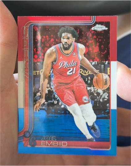 2025-26 Topps Chrome #149 Joel Embiid — front