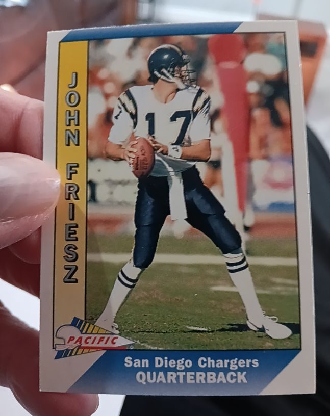 1991 Pacific #442 John Friesz — front