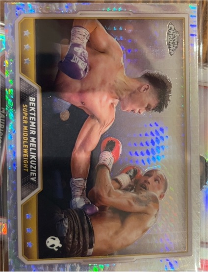 2024 Topps Chrome Boxing #56 Bektemir Melikuziev — front
