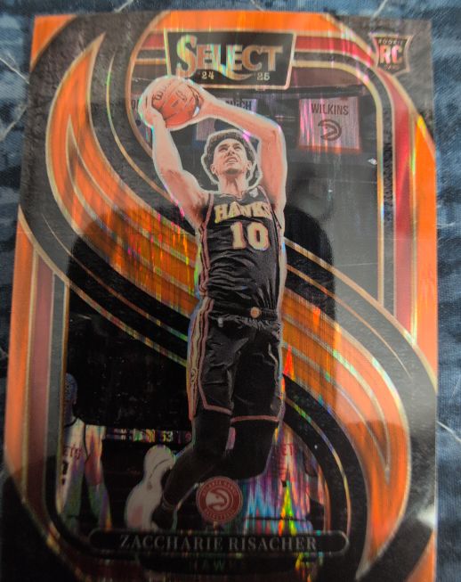 2024-25 Panini Select #180 Zaccharie Risacher — front