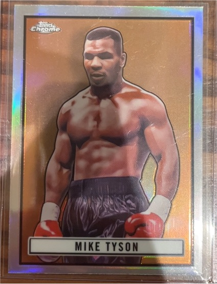 2024 Topps Chrome Boxing #35 Mike Tyson — front