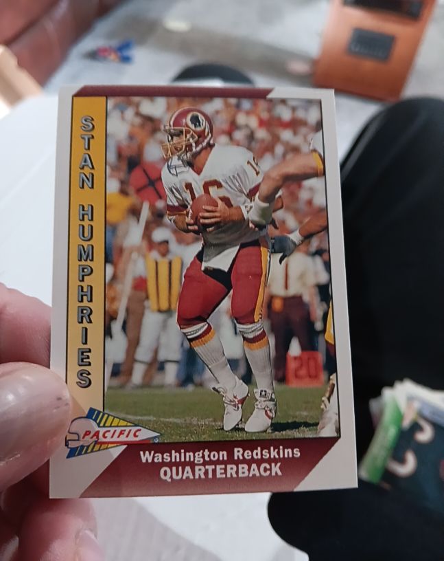 1991 Pacific #523 Stan Humphries — front
