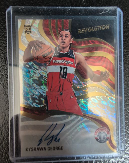 2024 Panini Revolution Kyshawn George Rookie Autograph — front