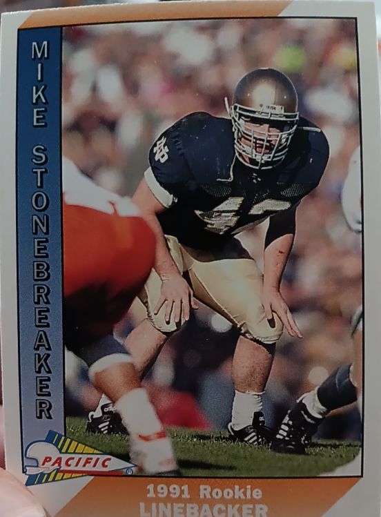 1991 Pacific #540 Mike Stonebreaker Rookie — front