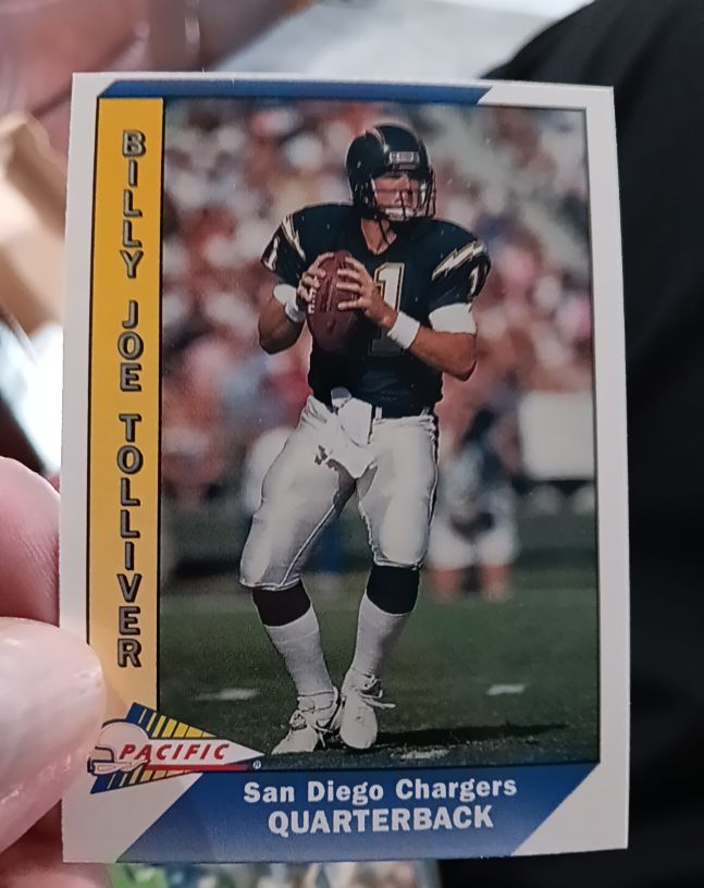 1991 Pacific #453 Billy Joe Tolliver — front
