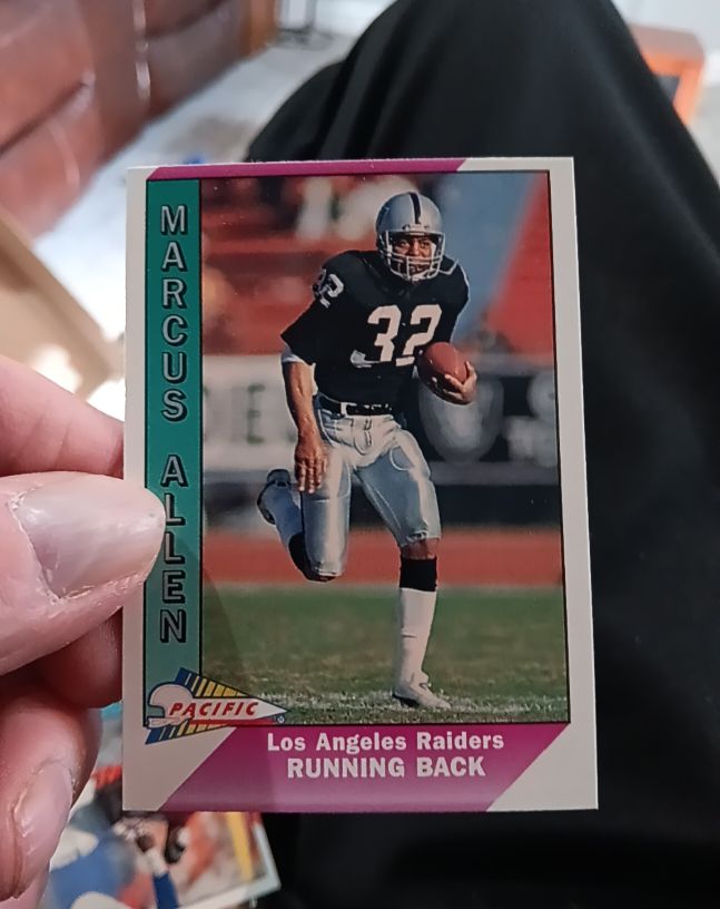 1991 Pacific #225 Marcus Allen — front
