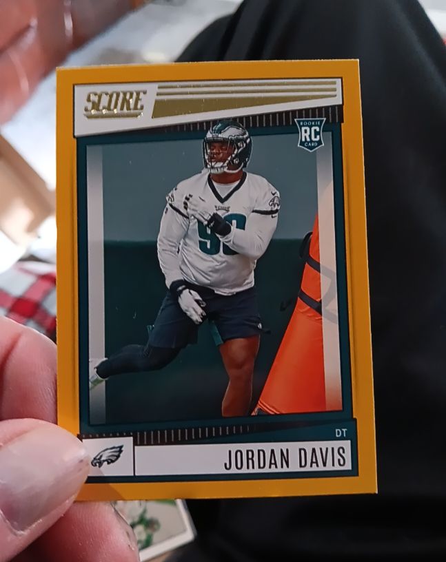 2022 Panini Score #357 Jordan Davis — front