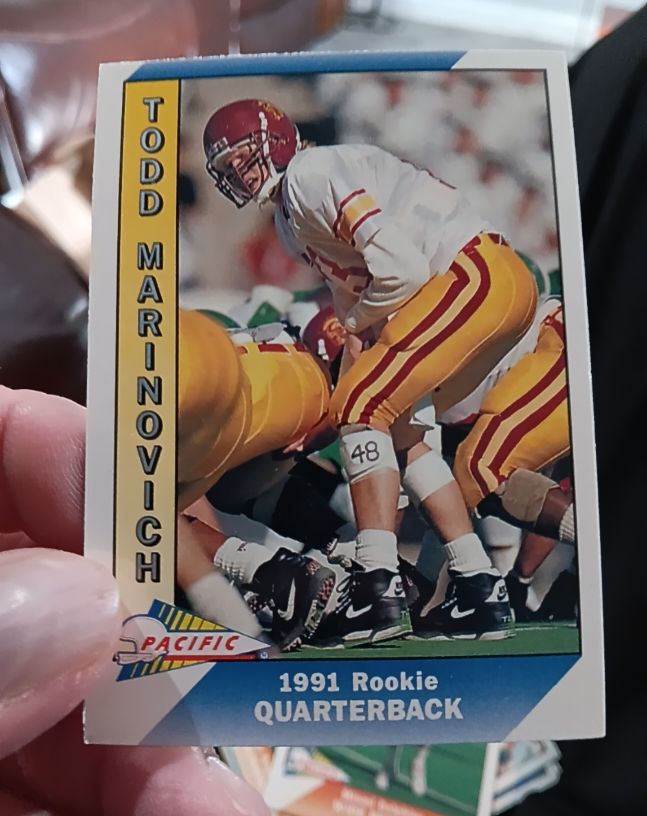 1991 Pacific #534 Todd Marinovich — front