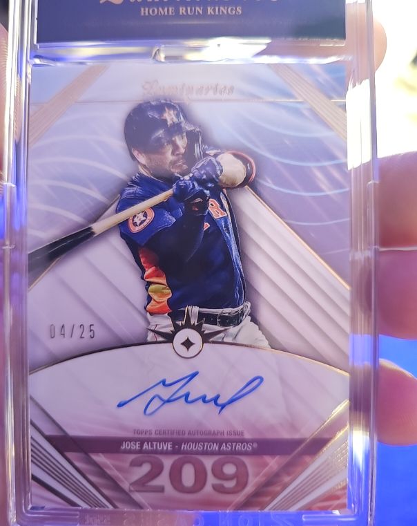 2024 Topps Luminaries Home Run Kings #209 Jose Altuve — front