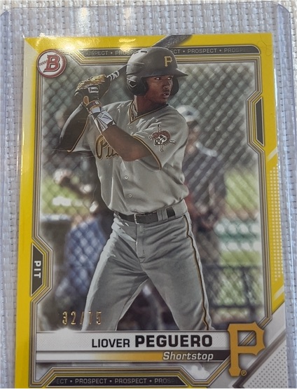 2021 Bowman Prospects #BP-52 Liover Peguero — front