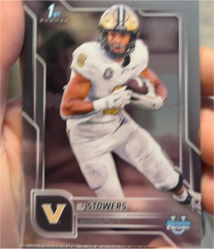 2024 Bowman #11 BU Stowers — front