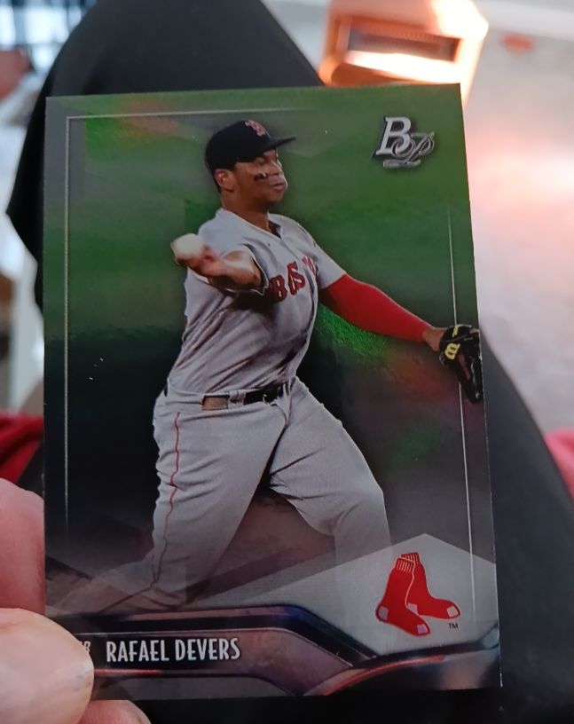 2021 Bowman Platinum #46 Rafael Devers — front