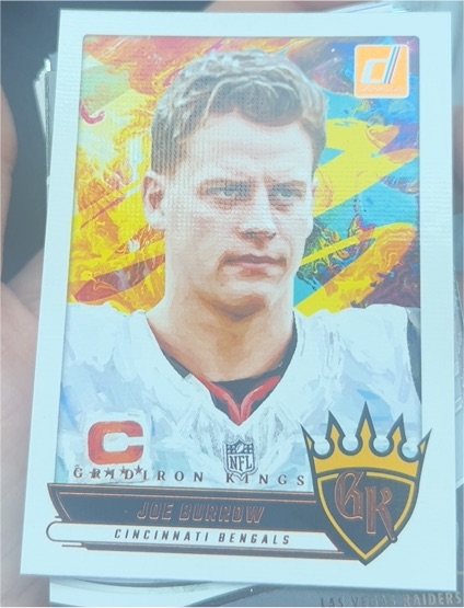 2025 Panini Donruss Gridiron Kings #GK-JBW Joe Burrow — front