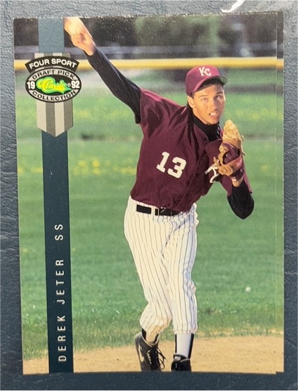 1992 Classic Four Sport #231 Derek Jeter — front