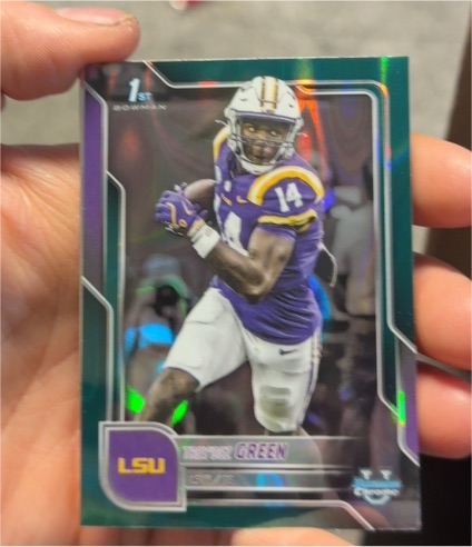 2025 Bowman Chrome University #94 Trey'Dez Green — front