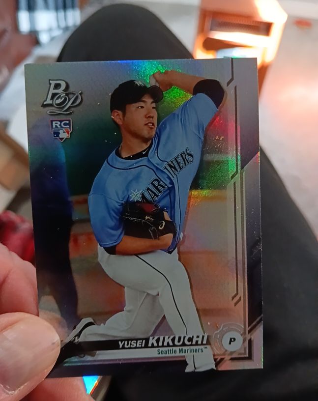2019 Bowman Platinum #48 Yusei Kikuchi — front