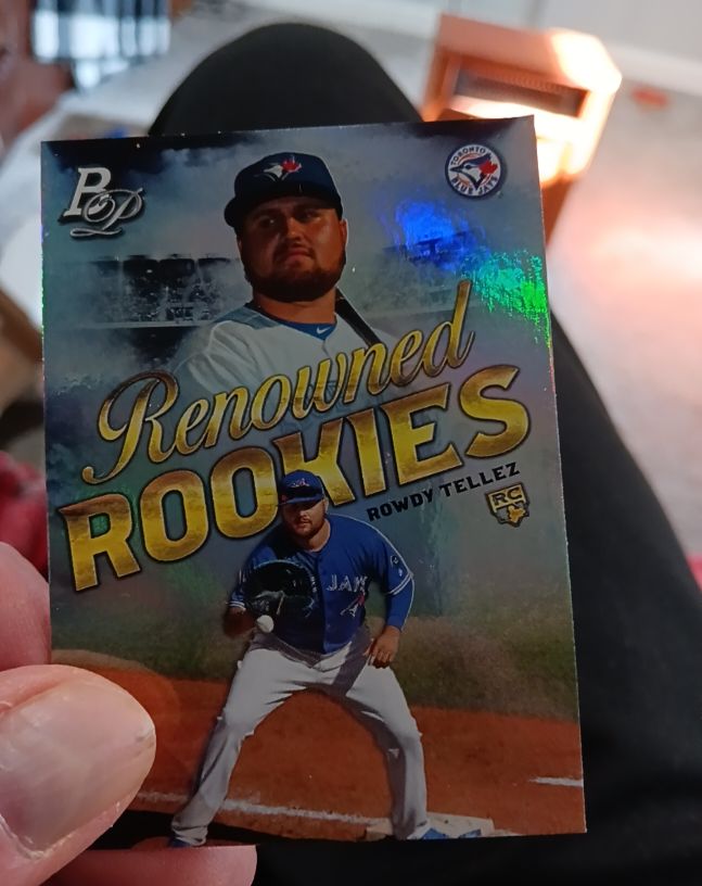 2019 Bowman Platinum Renowned Rookies #RR-10 Rowdy Tellez Toronto Blue Jays — front