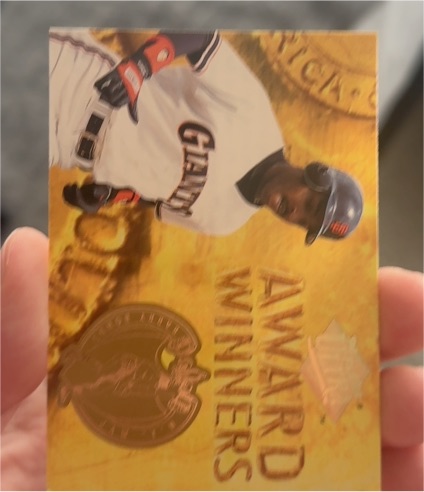 1994 Fleer Ultra Award Winners #20 Barry Bonds — front