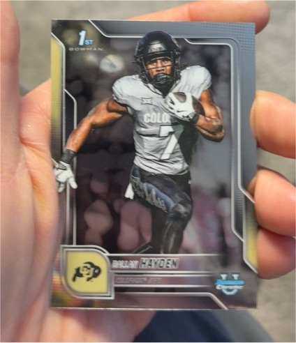 2025 Bowman Chrome University #132 Dallan Hayden — front