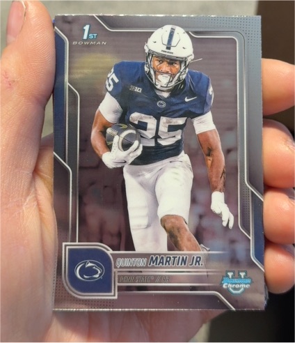 2025 Bowman Chrome University #167 Quinton Martin Jr. — front