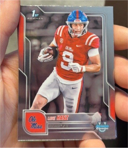 2025 Bowman Chrome University #61 Luke Hasz — front