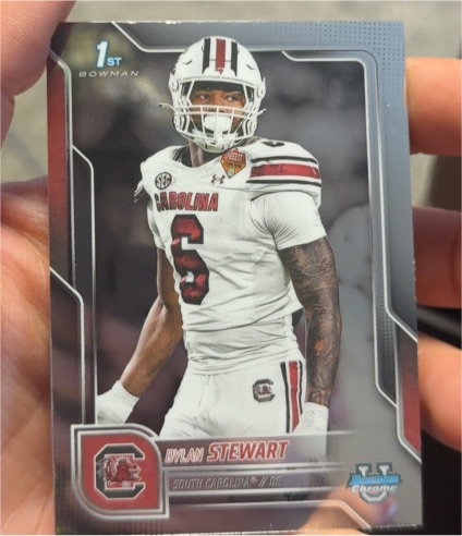 2025 Bowman University Chrome #124 Dylan Stewart — front