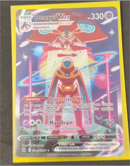 2023 Pokémon Crown Zenith GG45/GG70 Deoxys VMAX — front