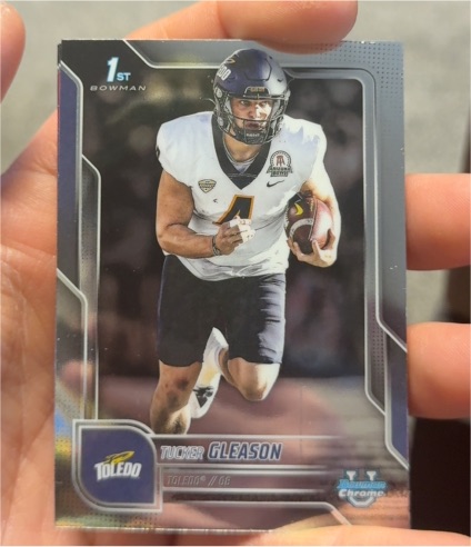 2025 Bowman University Chrome #9 Tucker Gleason — front