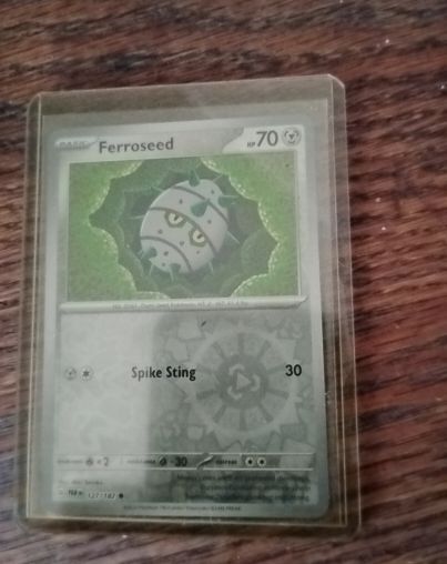 2022 Pokémon TCG Paradox Rift #127 Ferroseed — front