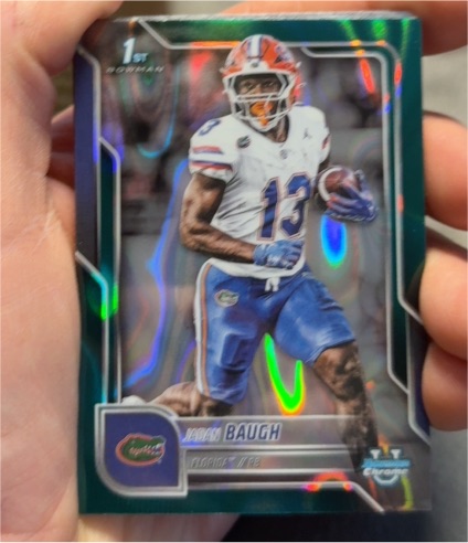 2025 Bowman University Chrome #65 Jadan Baugh — front