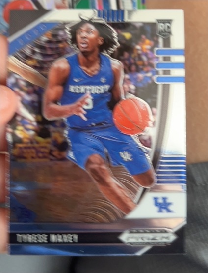 2020-21 Panini Prizm Draft Picks #54 Tyrese Maxey — front
