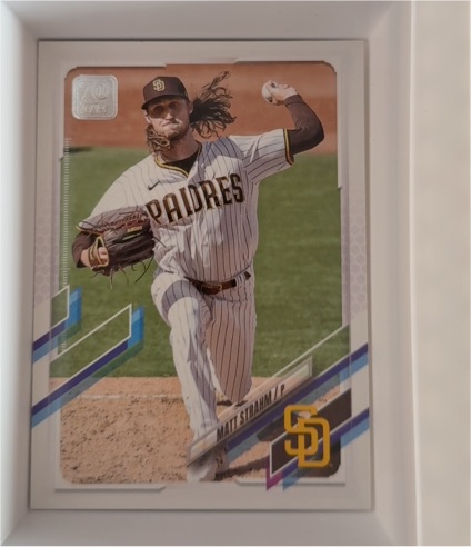 2021 Topps Update #US188 Matt Strahm — front