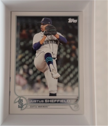 2022 Topps Series 2 #587 Justus Sheffield — front
