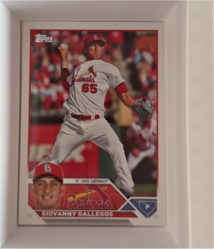 2023 Topps #13 Giovanny Gallegos — front