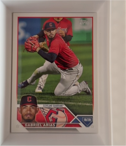 2023 Topps #402 Gabriel Arias Cleveland Guardians — front