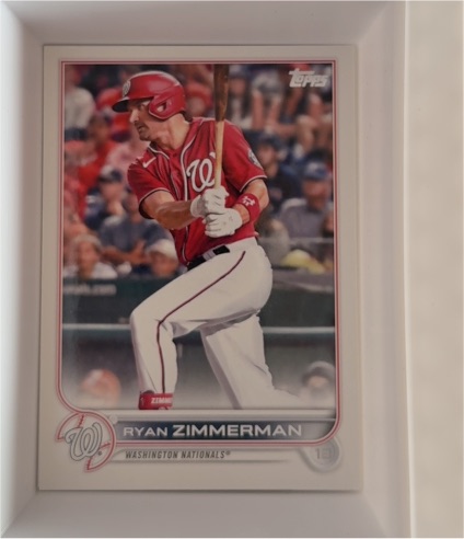 2022 Topps Series 1 #296 Ryan Zimmerman — front