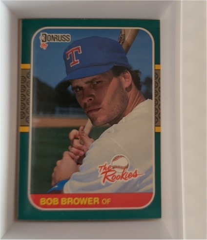 1987 Donruss The Rookies #49 Bob Brower — front